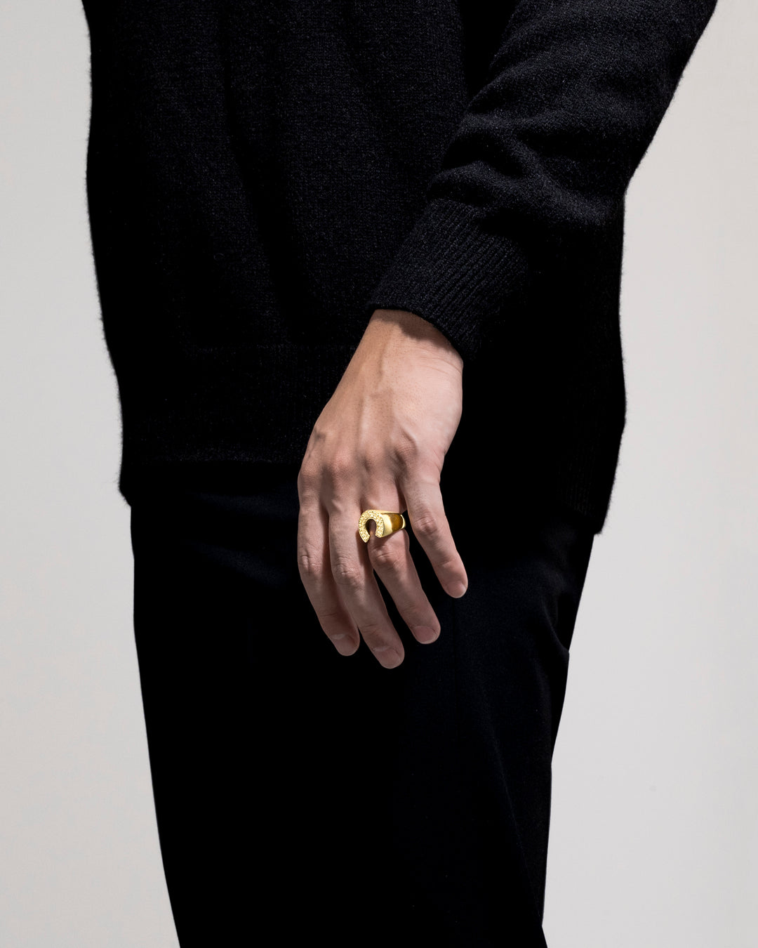 316L hawaiian horseshoe ring ＃R52