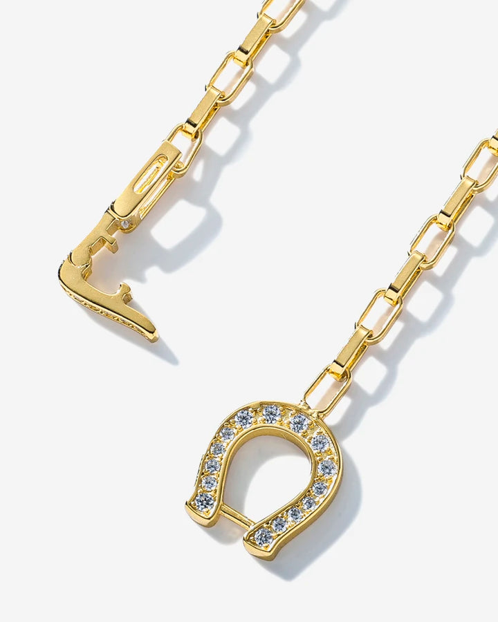 s925 horseshoe chain bracelet #B50