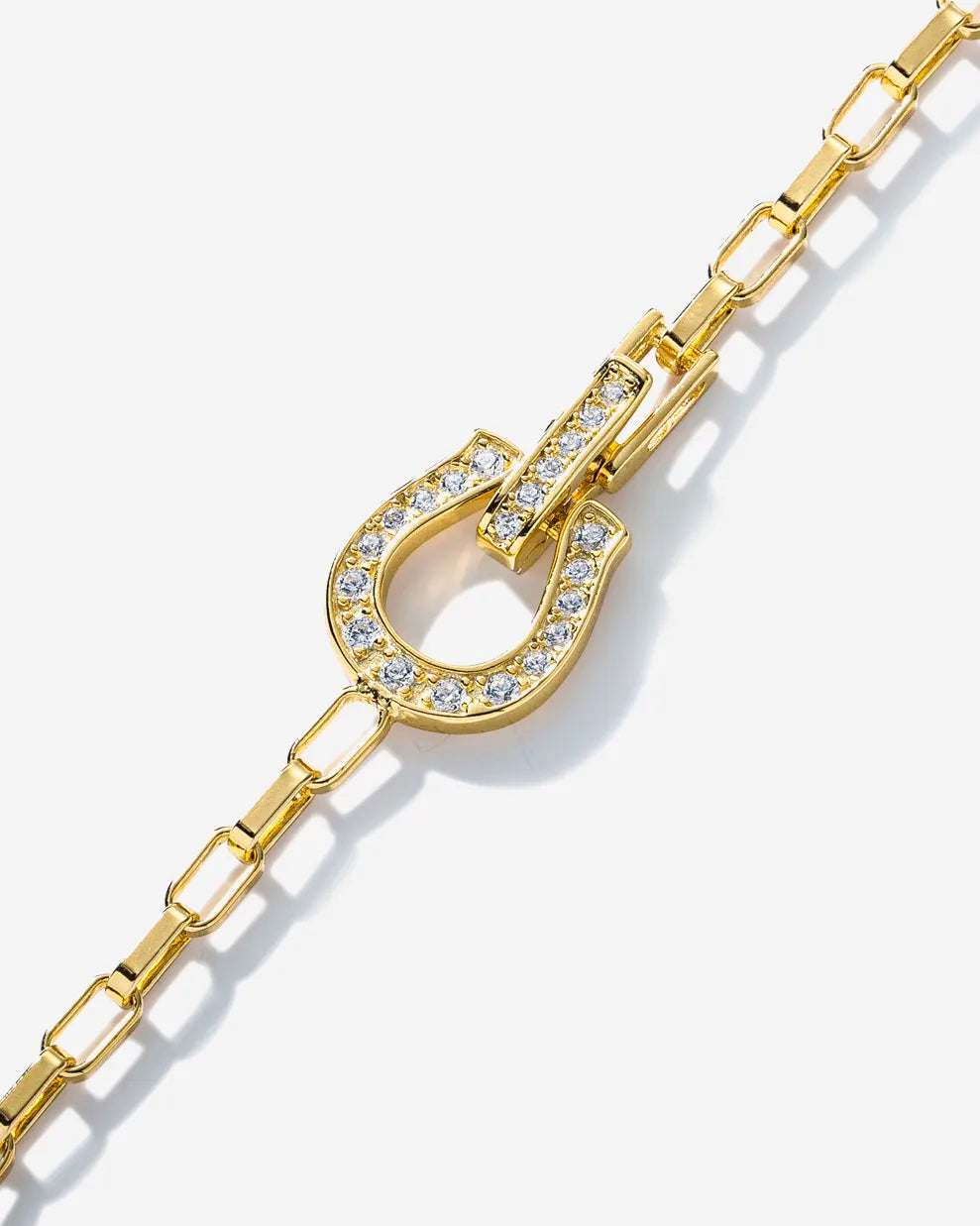 s925 horseshoe chain bracelet #B50