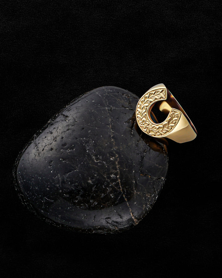 316L hawaiian horseshoe ring ＃R52
