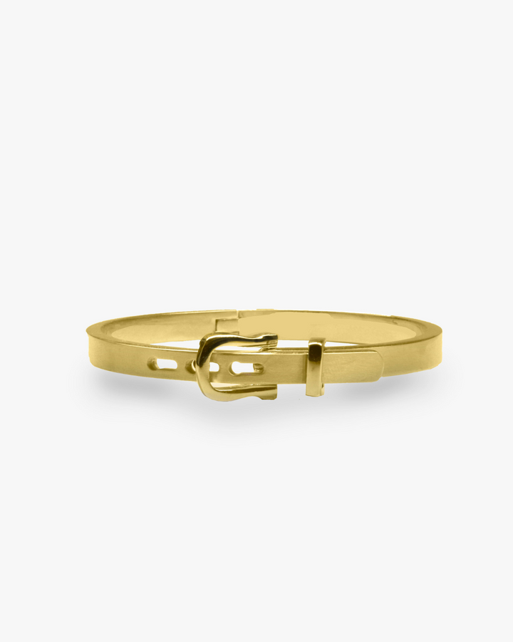 stainless horseshoe bangle #B04