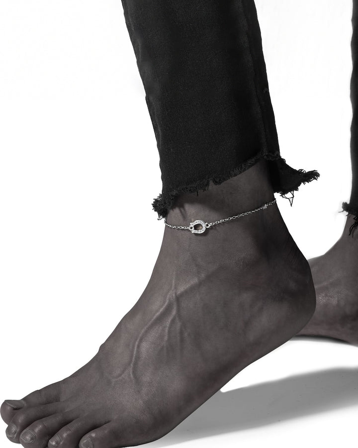 s925 horseshoe anklet #B09