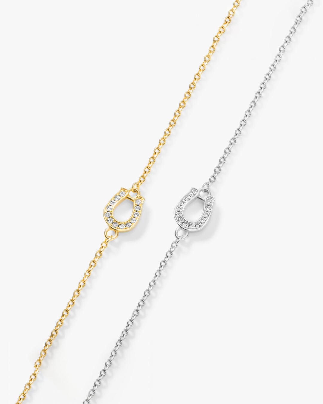 s925 horseshoe anklet #B09
