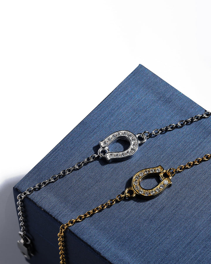 s925 horseshoe anklet #B09