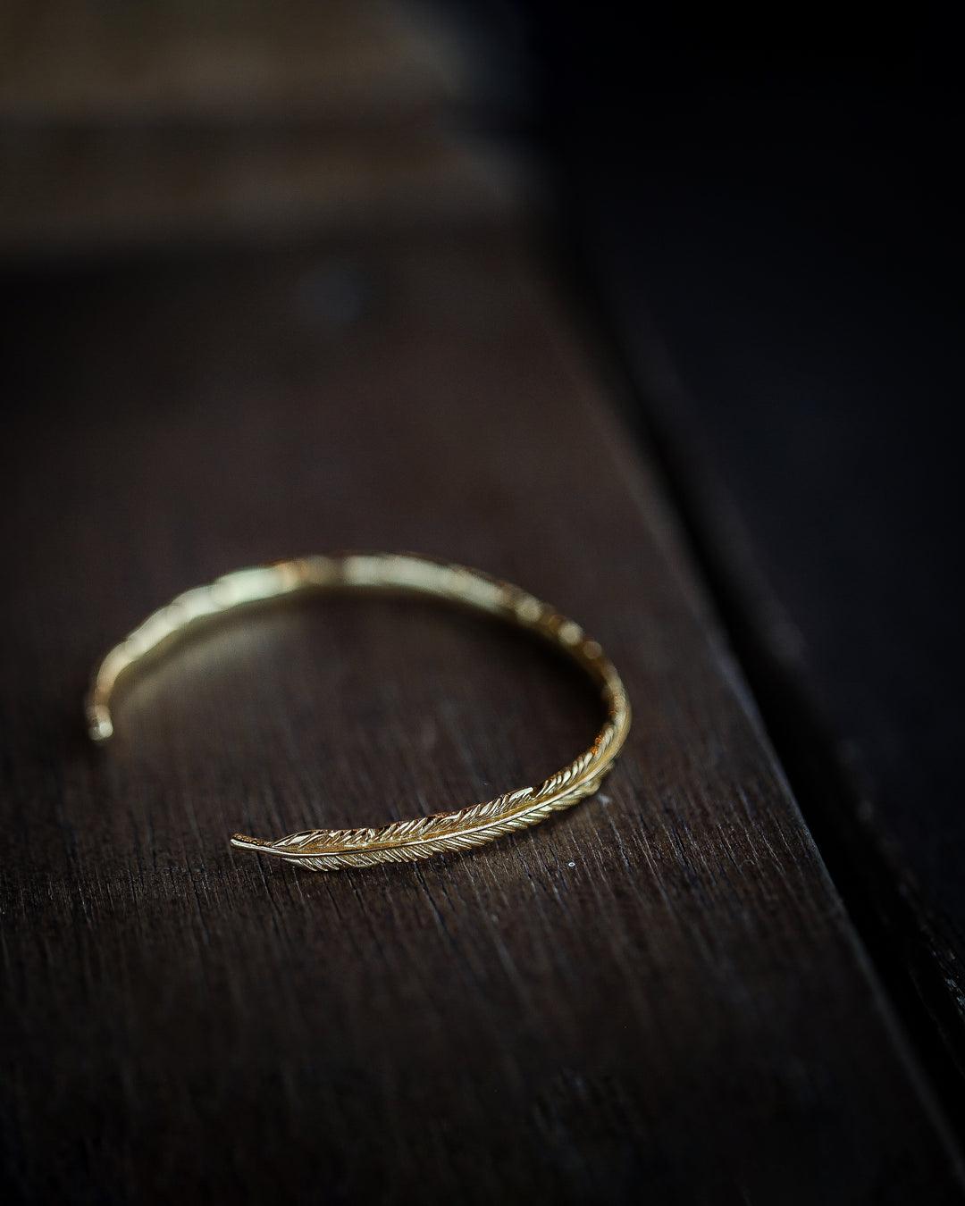 s925 fether bangle #B10