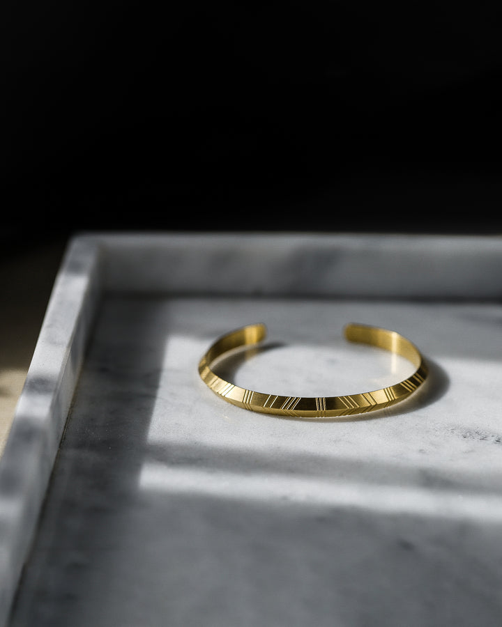stainless native bangle #B11