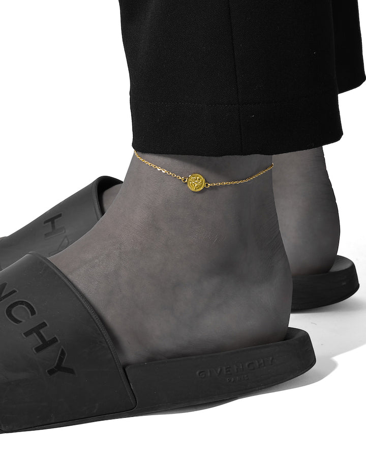 316L hawaiian coin anklet #B15