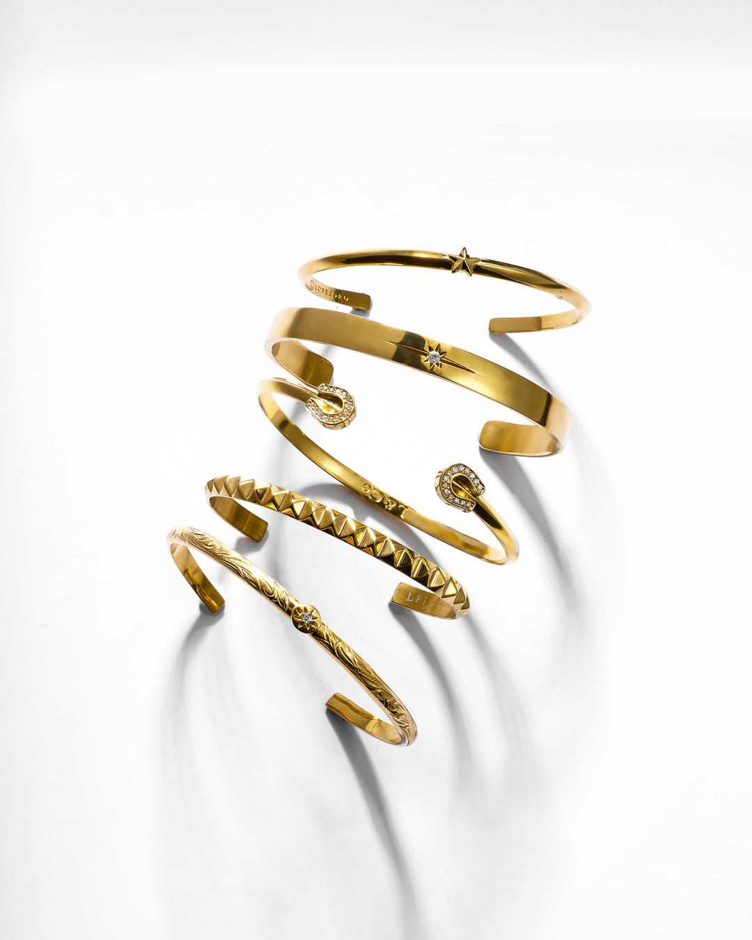 316L stud bangle #B17