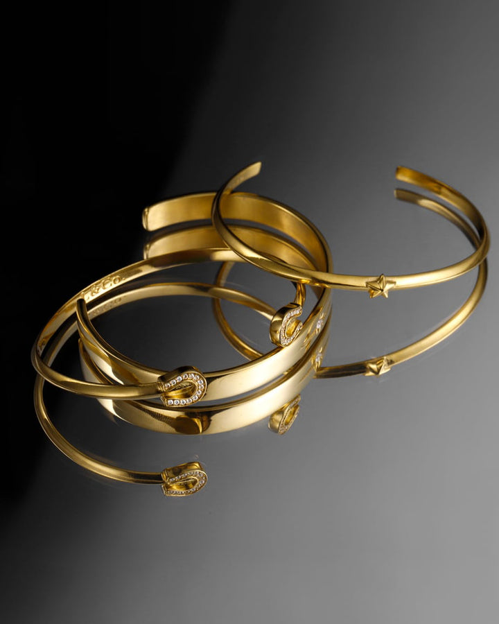 316L star bangle #B18