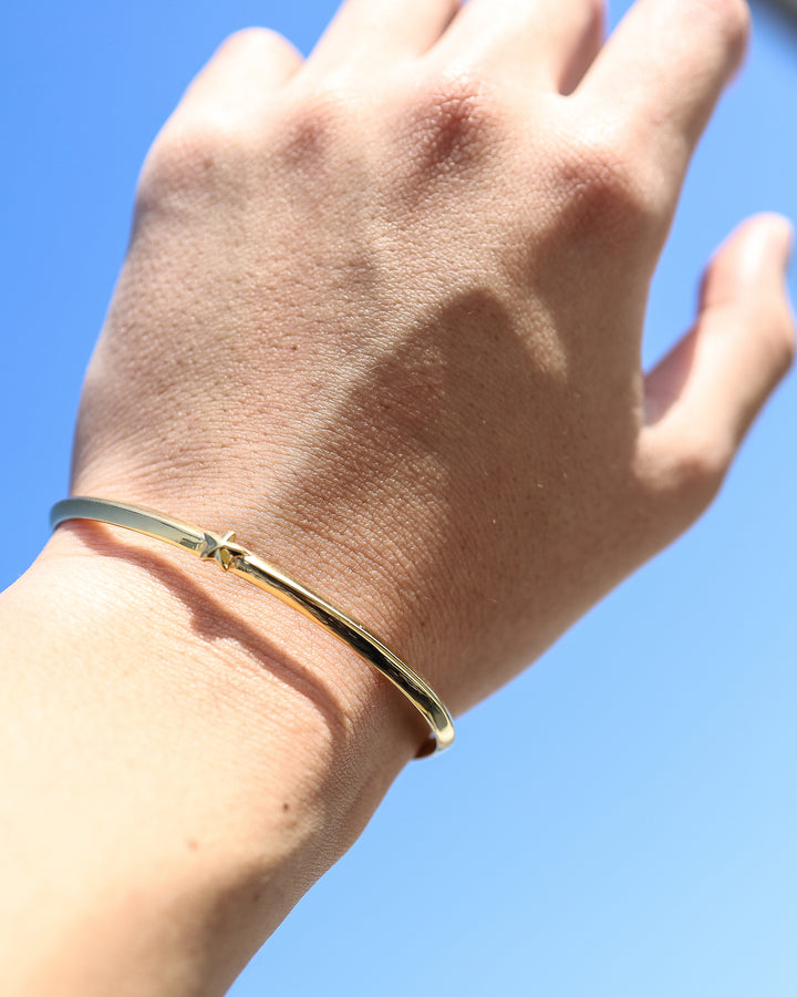 316L star bangle #B18