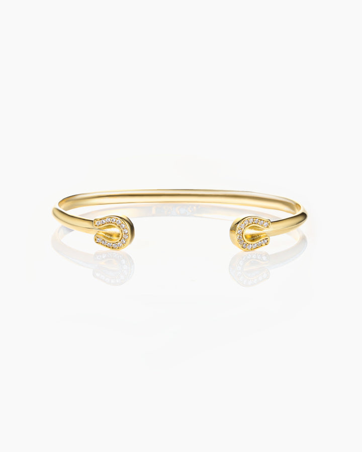 316L horseshoe bangle #B20