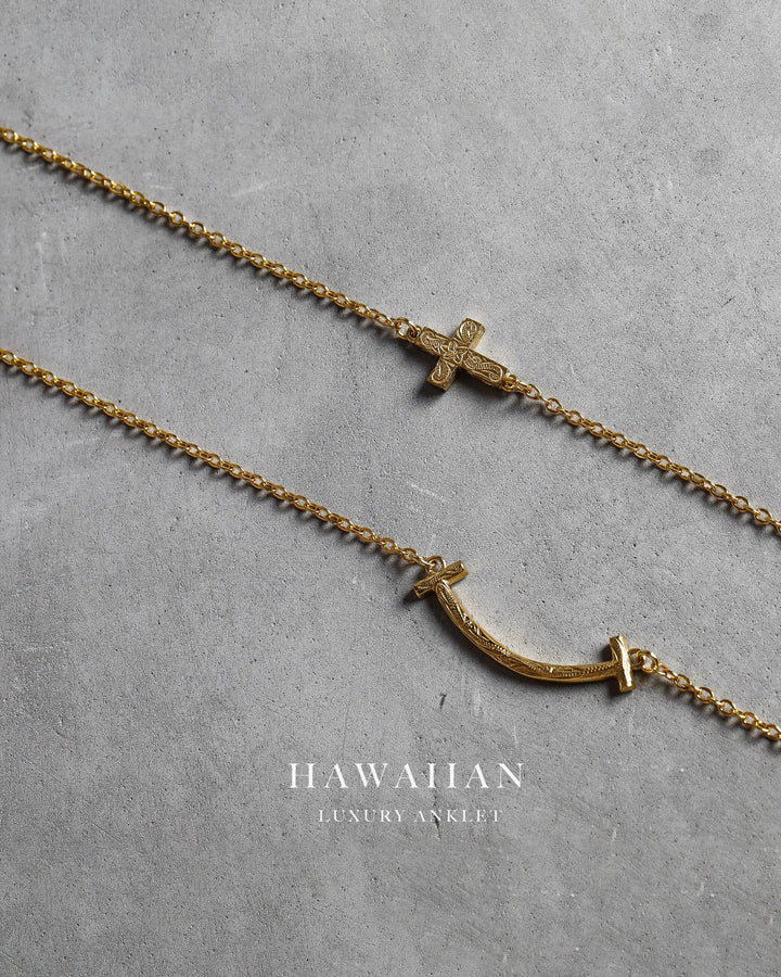 316L hawaiian T anklet #B21