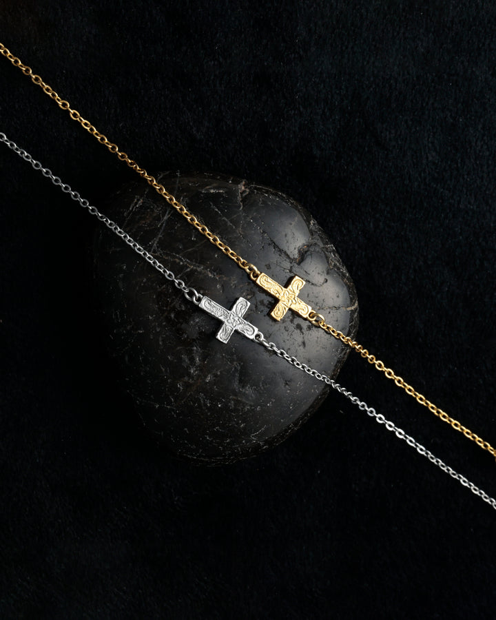 316L hawaiian cross anklet #B22