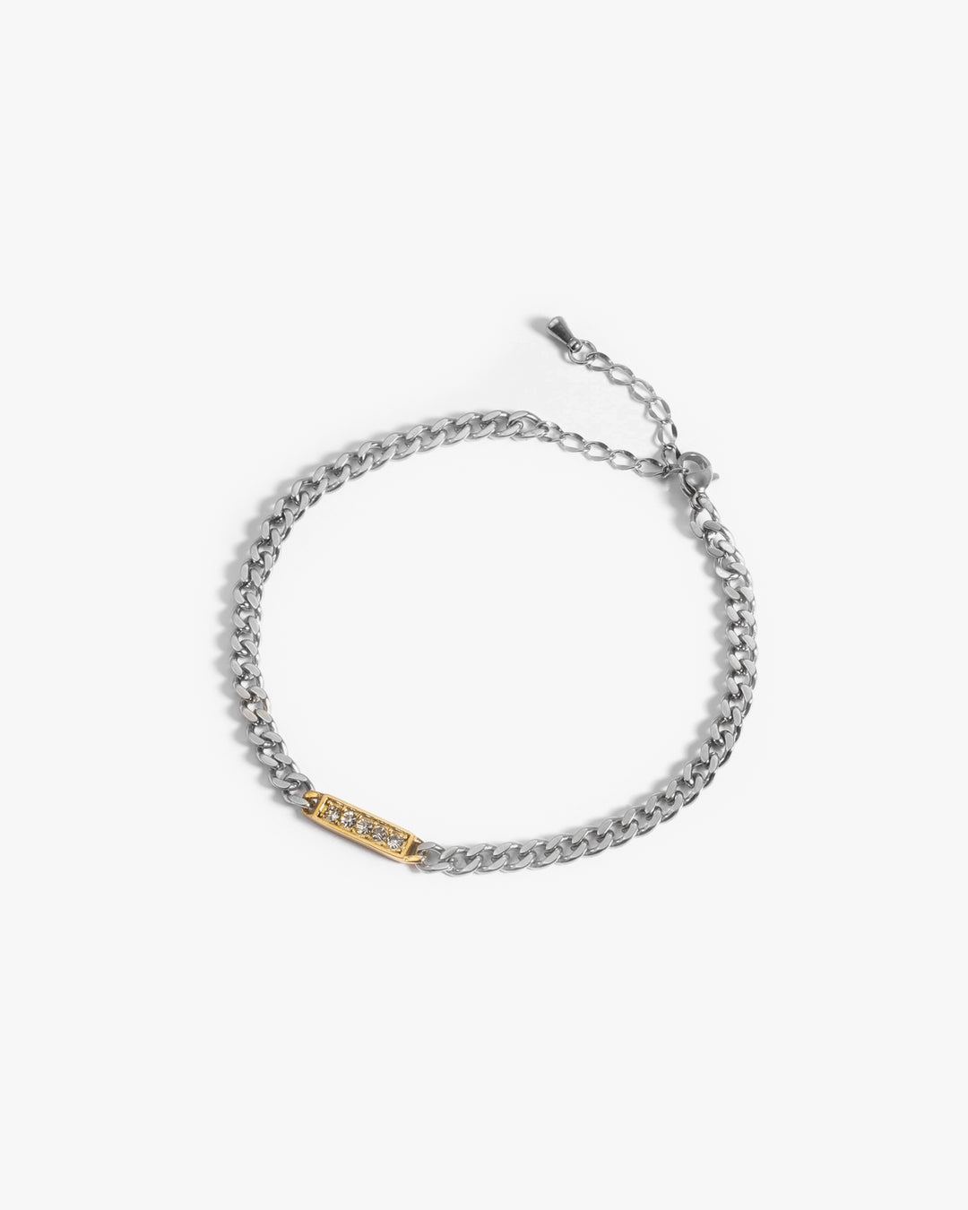 316L zilconia anklet #B24