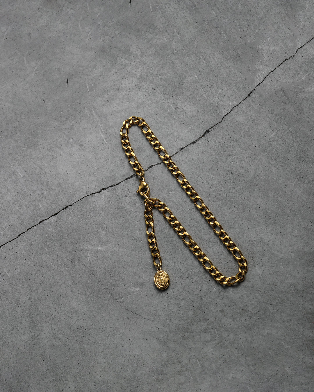 316L medai figaro anklet #B25