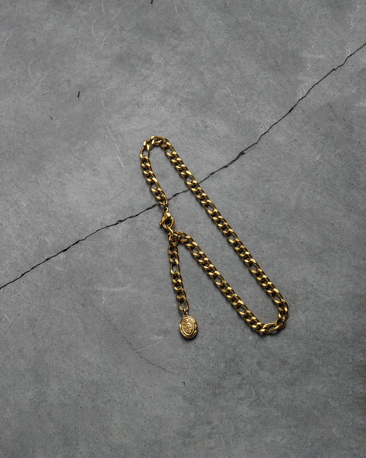 316L medai figaro anklet #B25