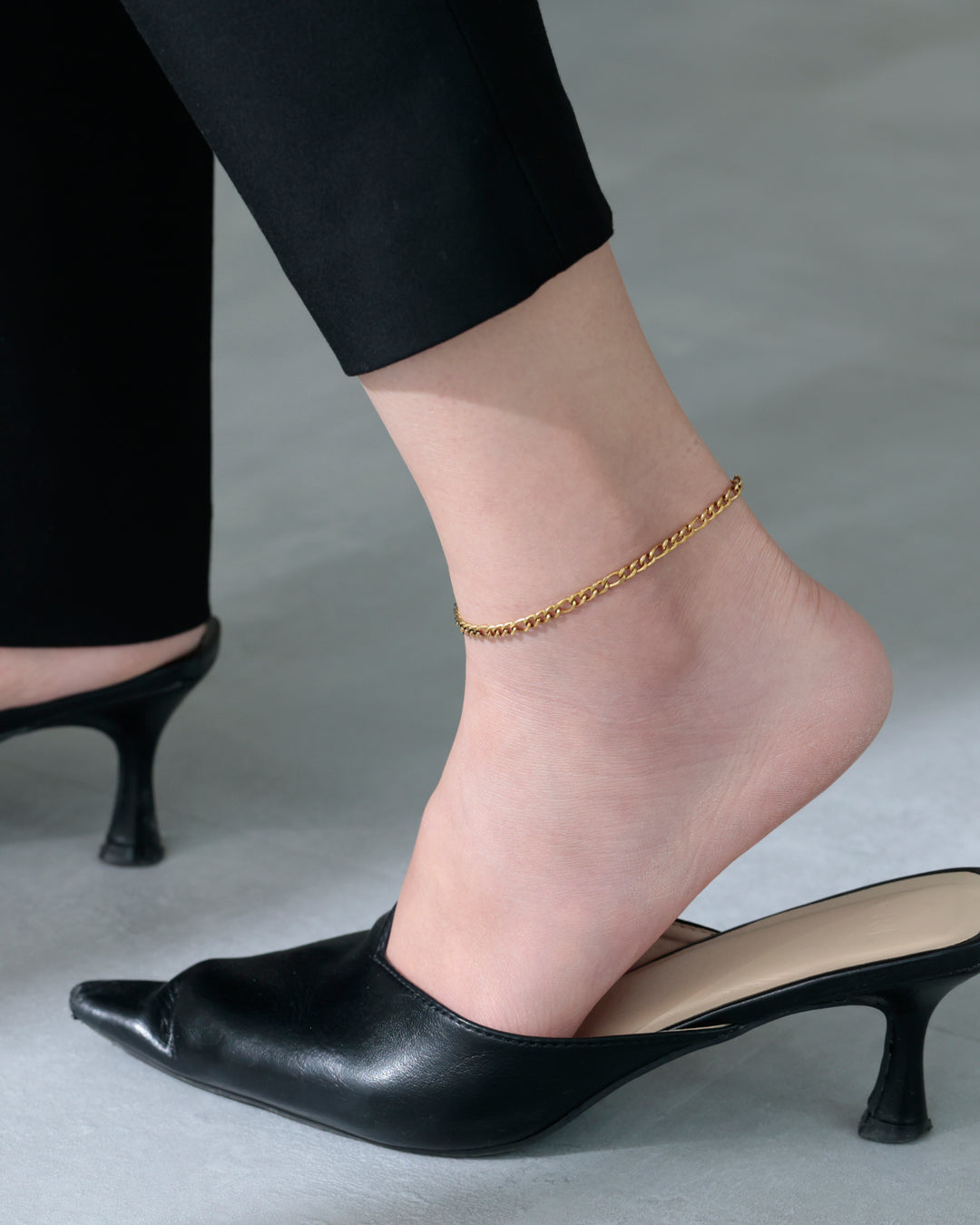 316L medai figaro anklet #B25