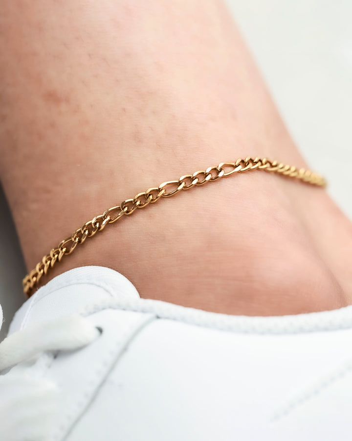 316L medai figaro anklet #B25