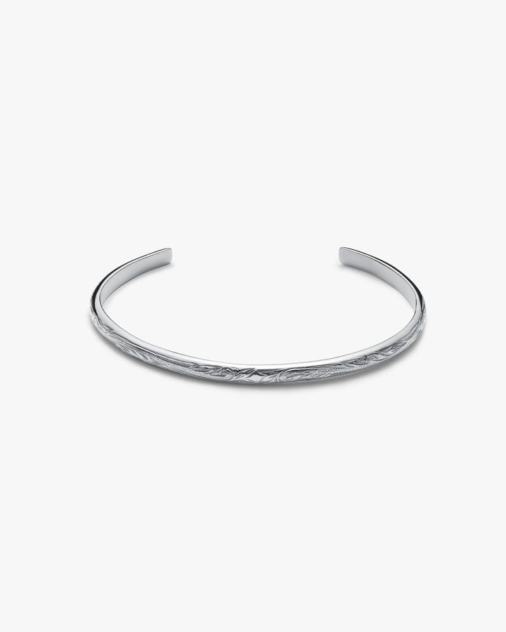 316L Hawaiian wave bangle #B28