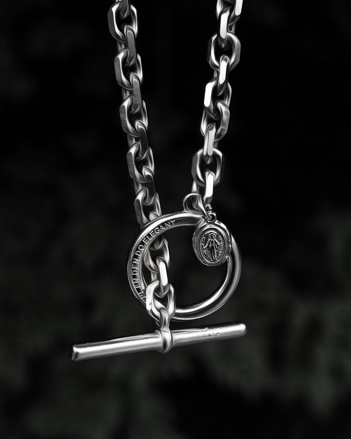 316L coin chain bracelet #B29