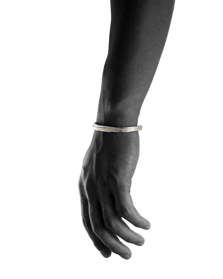316L fether bangle #B30