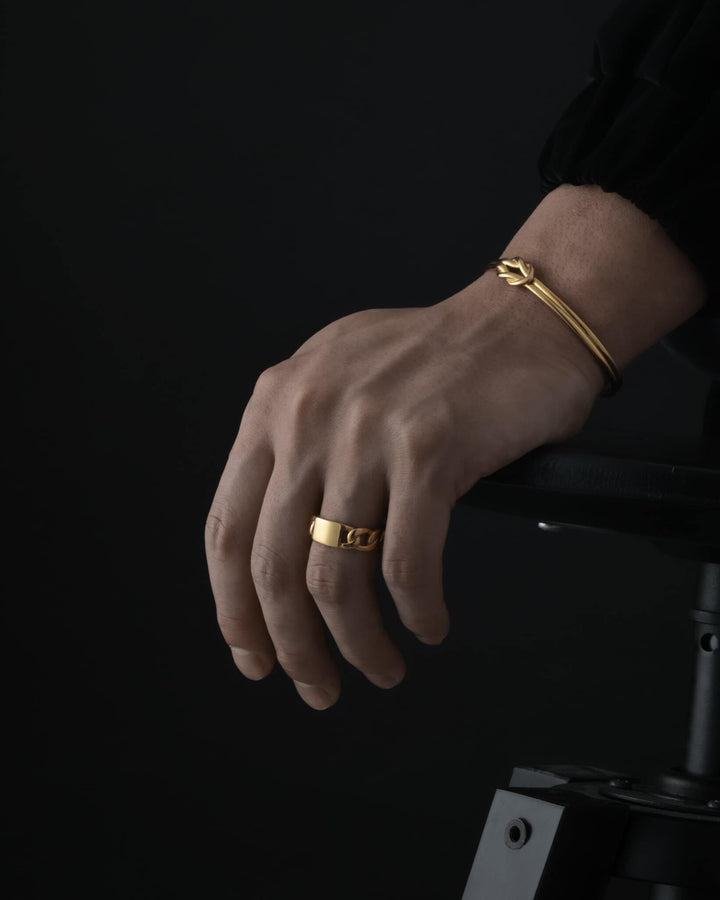 316L knot bangle #B31