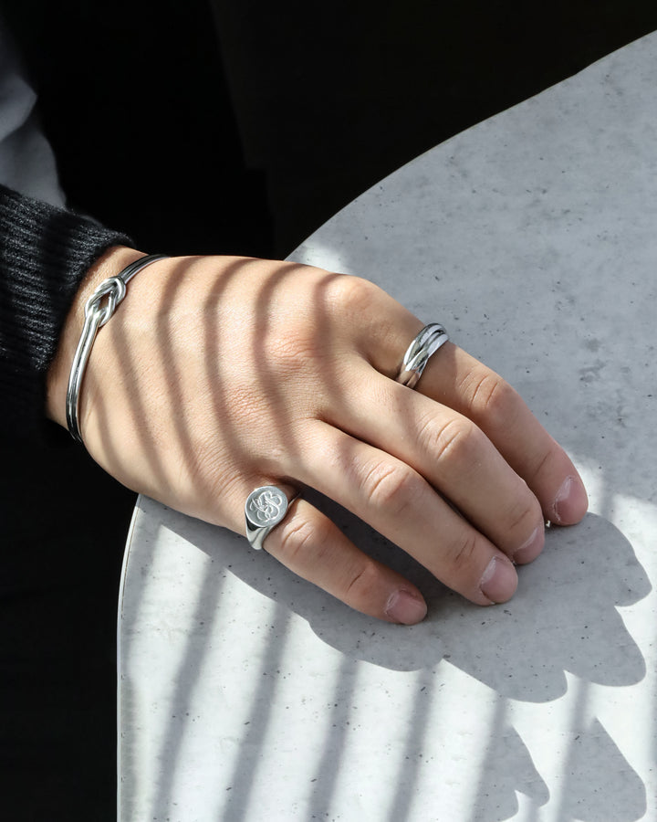 316L knot bangle #B31