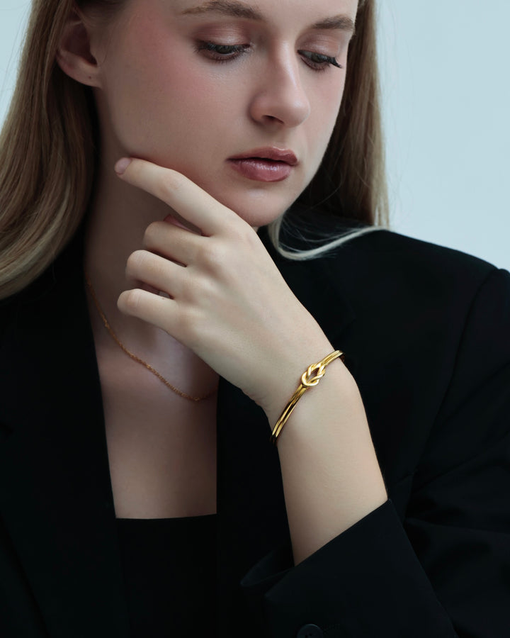 316L knot bangle #B31
