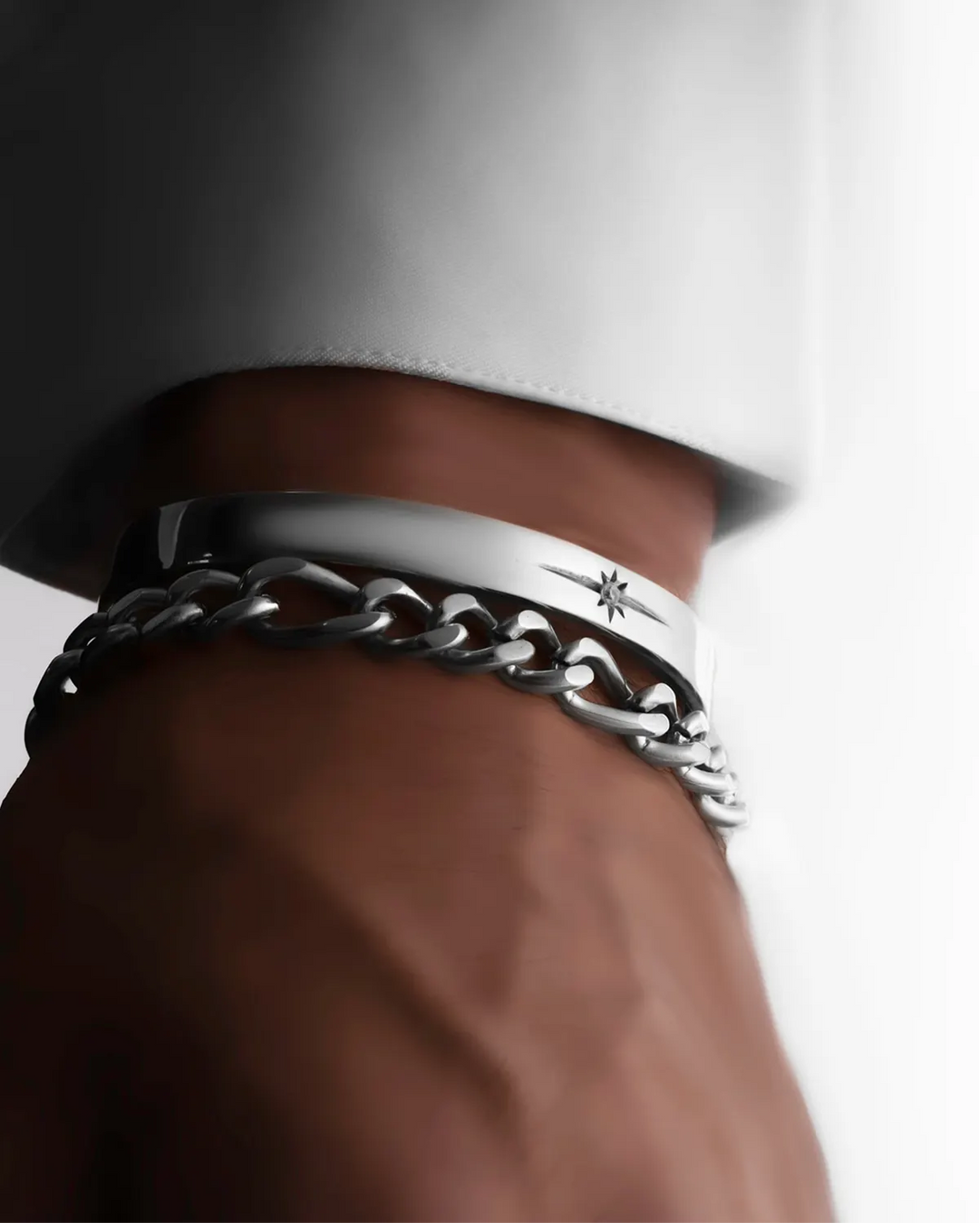 316L figaro bracelet #B32