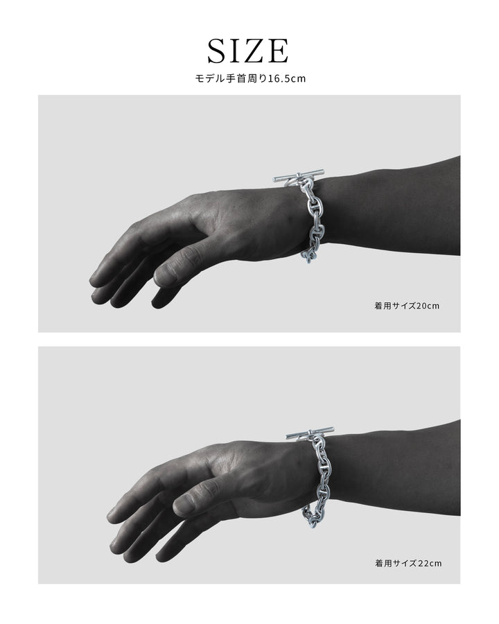 316L anchor bracelet (10mm ) #B34