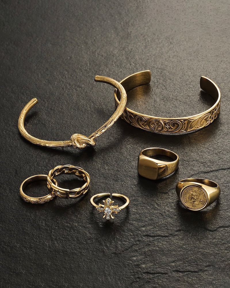 316L hawaiian knot bangle #B35
