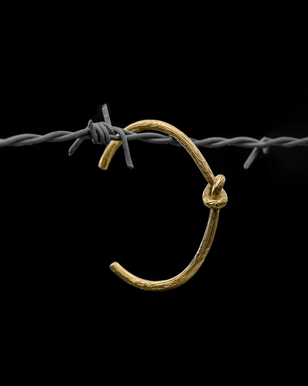 316L hawaiian knot bangle #B35