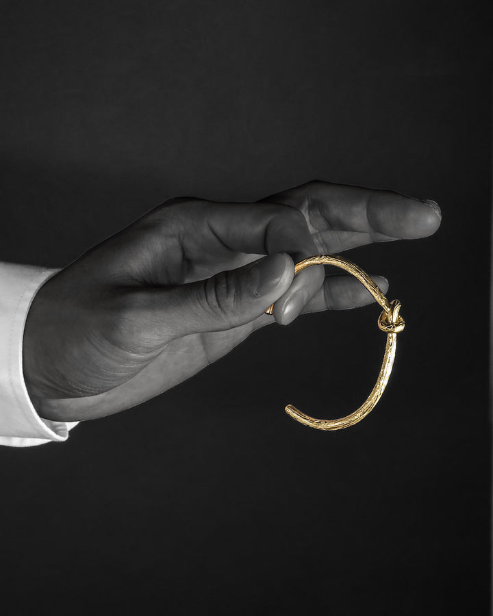 316L hawaiian knot bangle #B35
