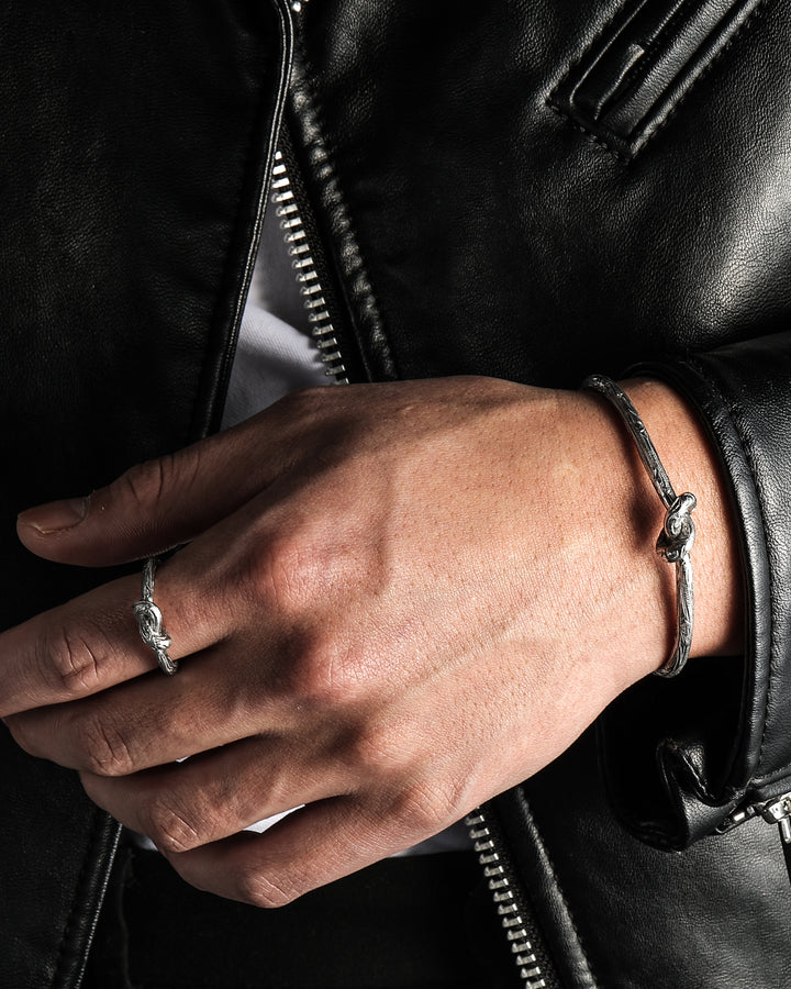 316L hawaiian knot bangle #B35