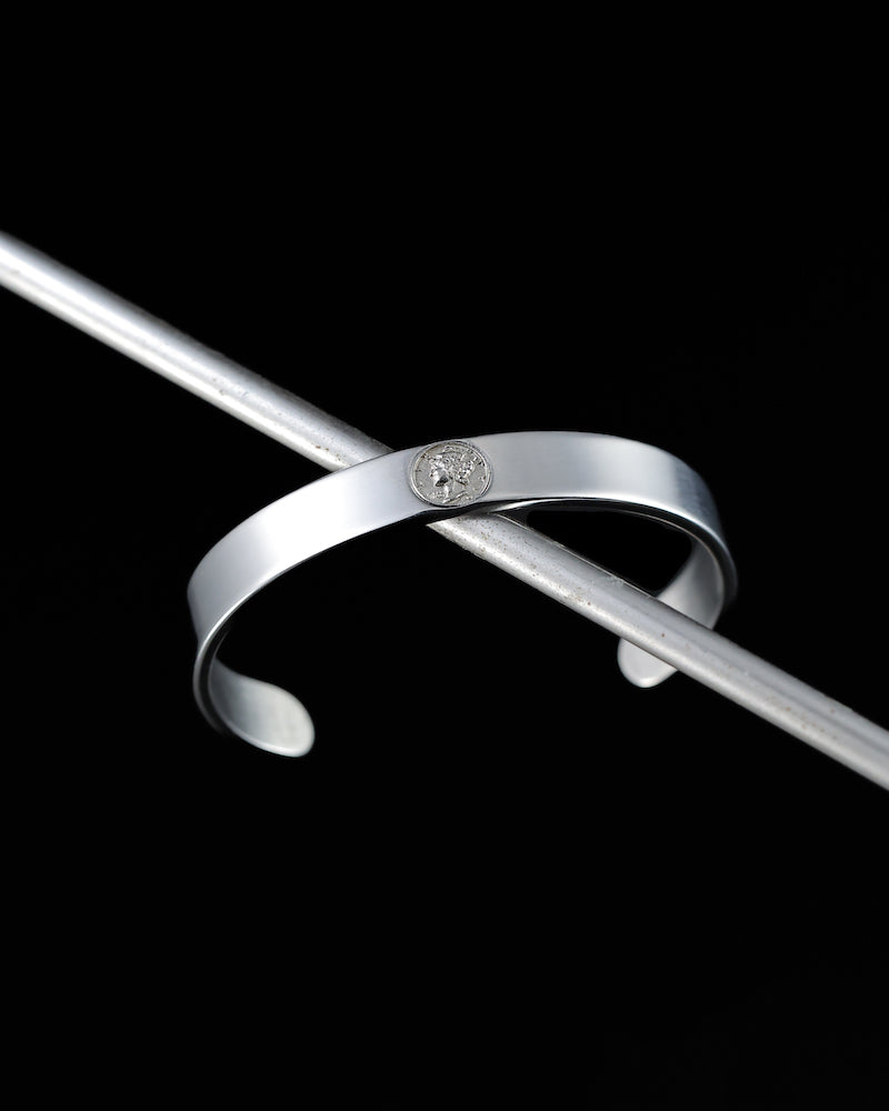 316L coin bangle #B36