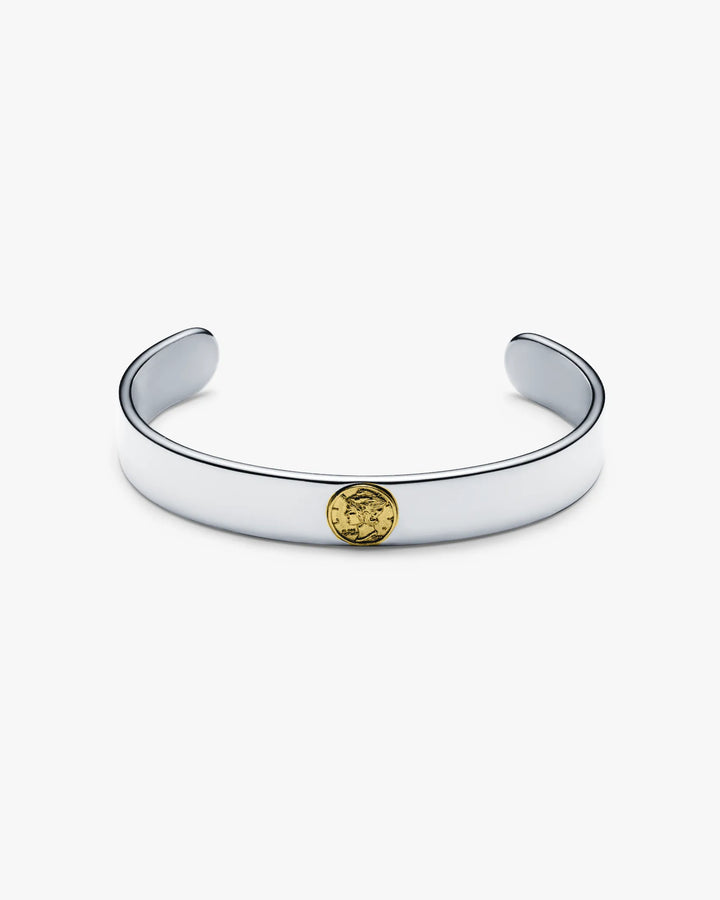 316L coin bangle #B36