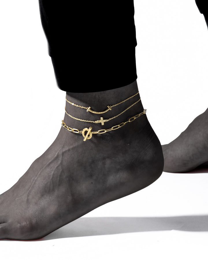 316L hawaiian ot anklet #B38