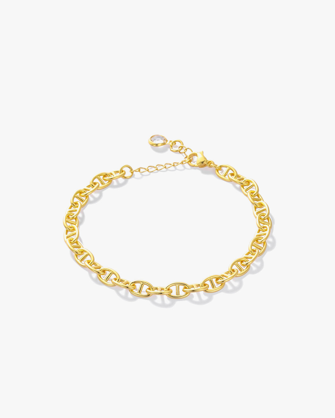 18kgp anchor anklet #B39