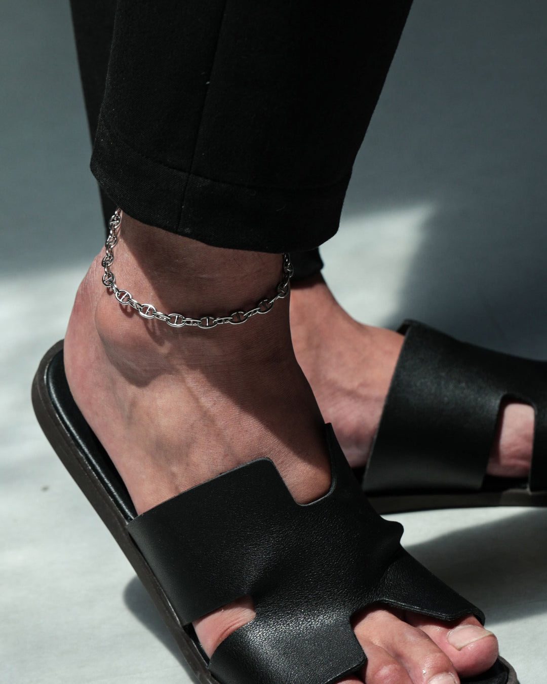 18kgp anchor anklet #B39