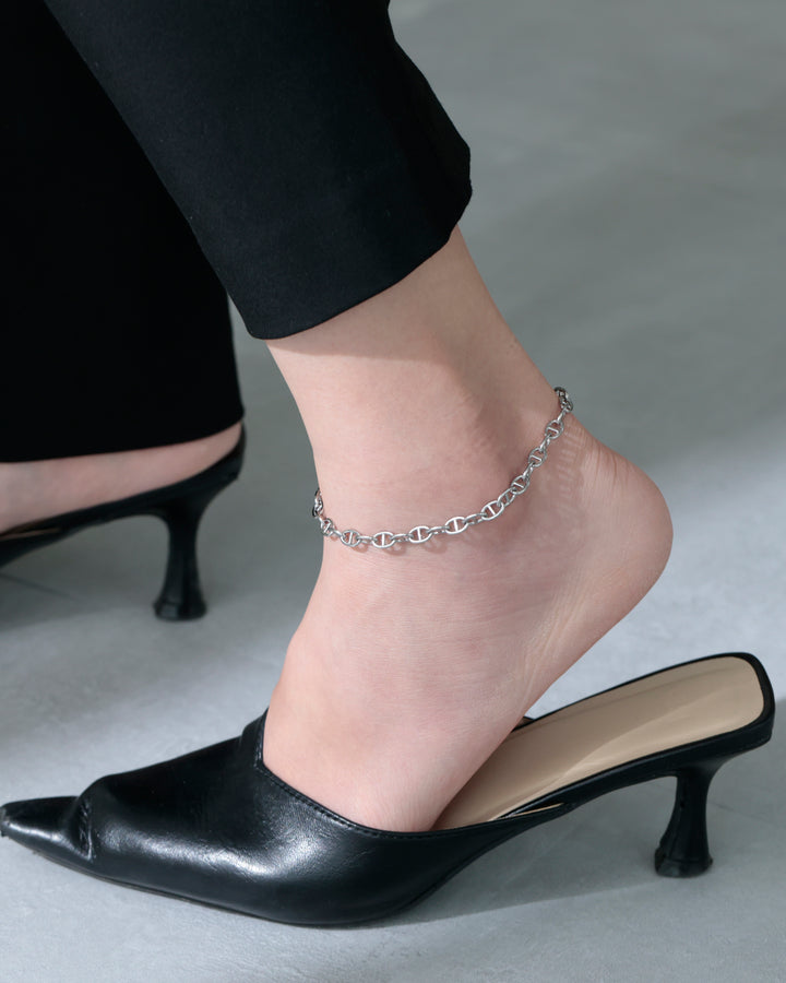 18kgp anchor anklet #B39