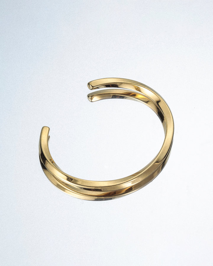 316L twist bangle #B40