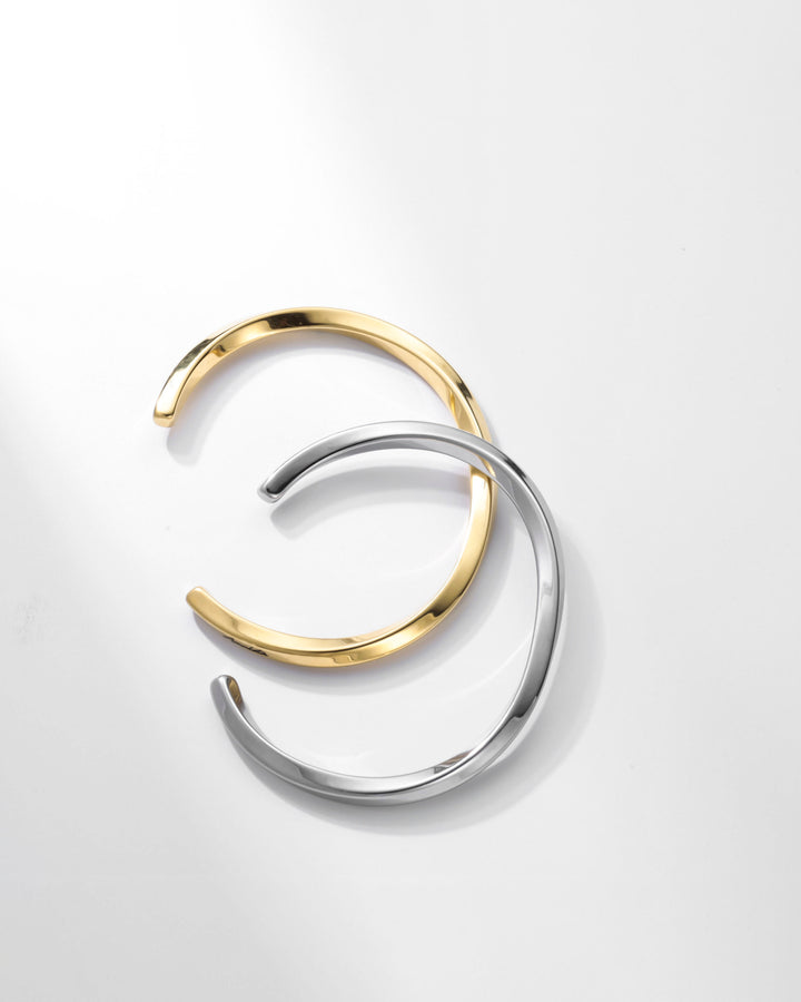 316L twist bangle #B40