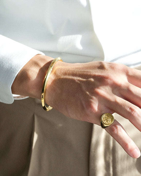 316L twist bangle #B40