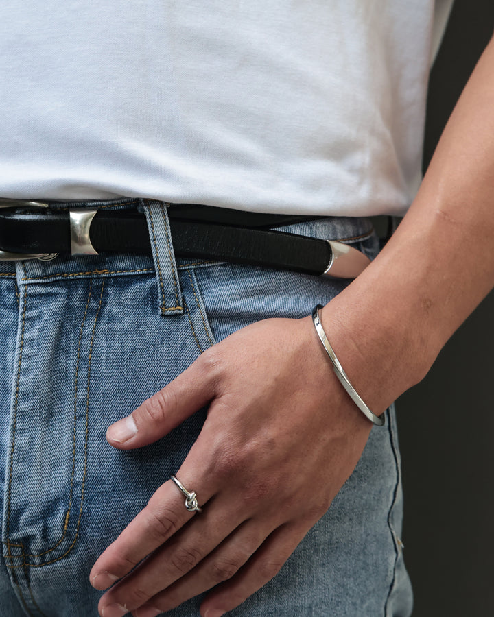 316L twist bangle #B40