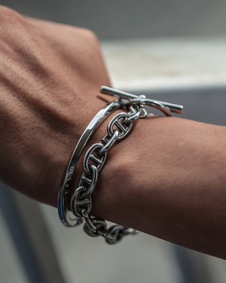 316L twist bangle #B40