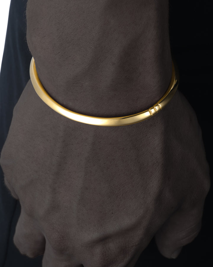 316L triangle bangle #B42