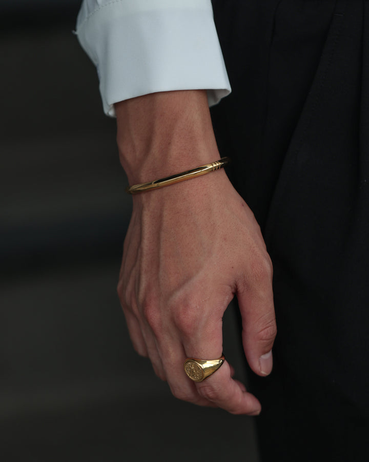 316L triangle bangle #B42