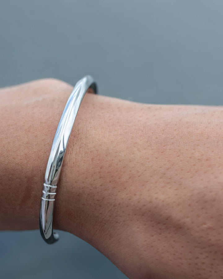 316L triangle bangle #B42