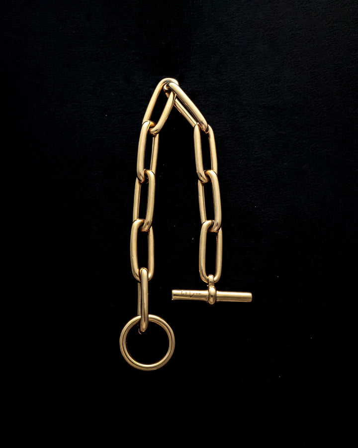 316L oval chain bracelet  #B43