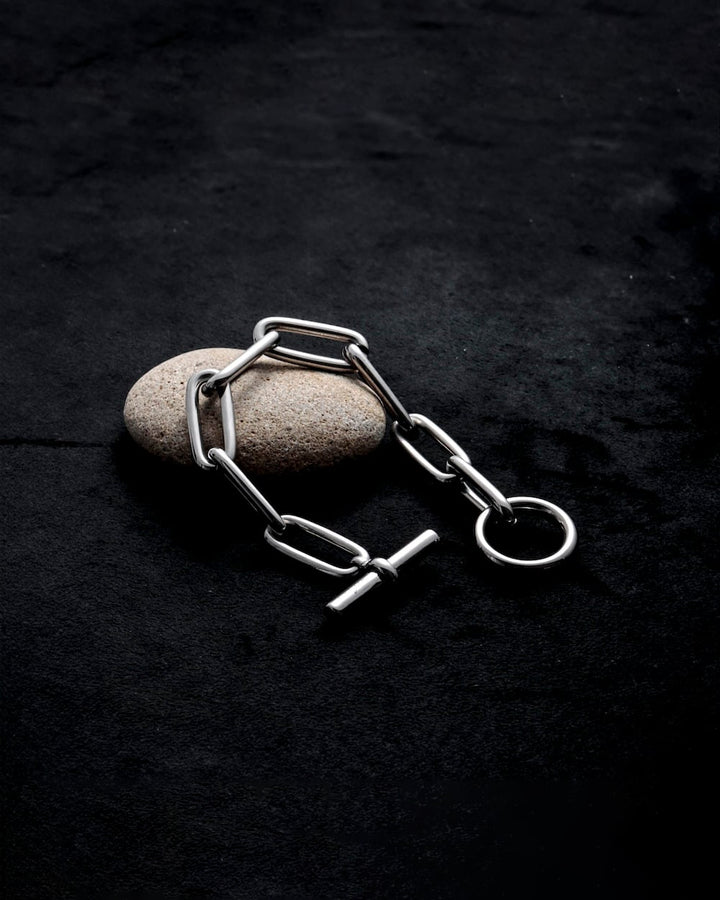 316L oval chain bracelet  #B43
